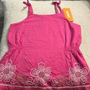 Girls cotton tank size 7